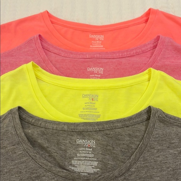 Danskin Now - Short Sleeve Tees - Semi fitted with DRI MORE - Picture 2 of 4